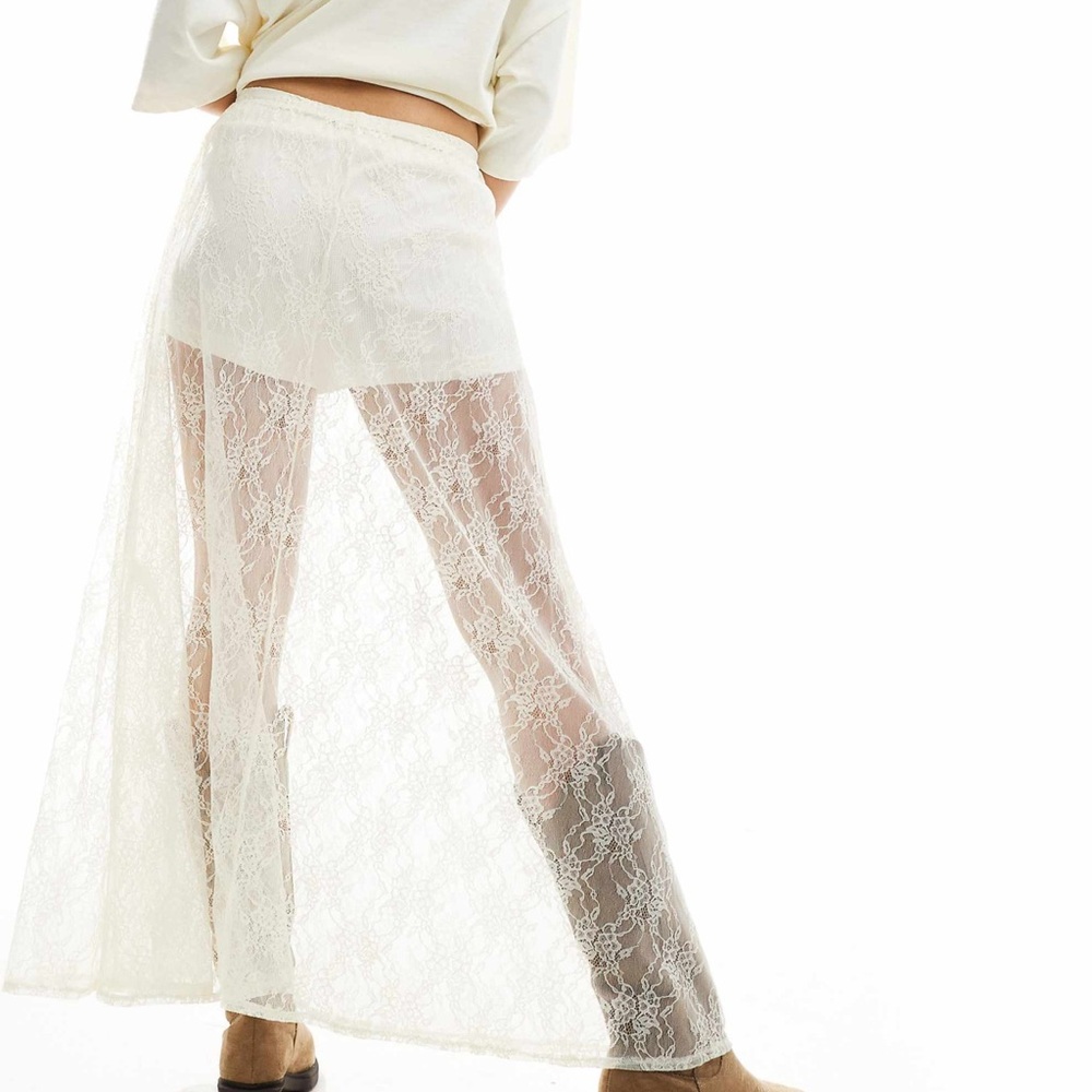 ASOS lace maxi skirt